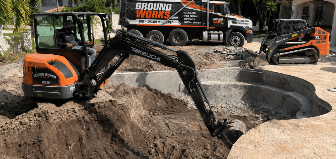 Swimming Pool Excavation by Ground Works Corp