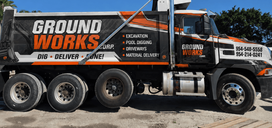 Dump Truck Material Hauling and Fill Delivery